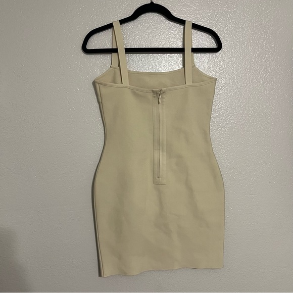 NWT PLT Shape Stone Bandage Strappy Bodycon Dress Size 6 - Picture 5 of 7